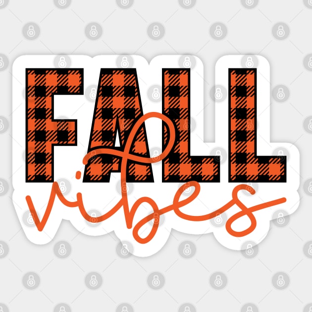 Fall vibes Sticker by Peach Lily Rainbow